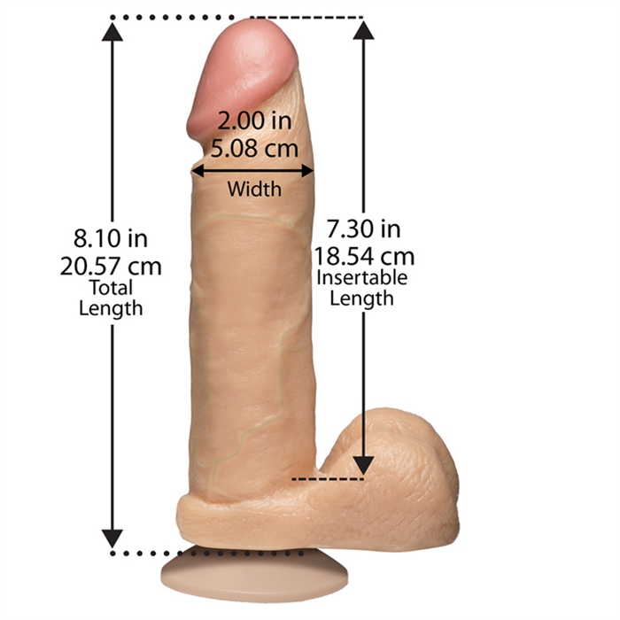 Picture of THE REALISTIC COCK 8" FLESH