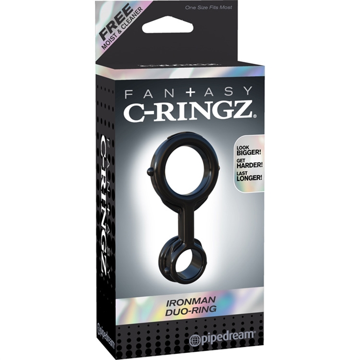 Picture of C-RINGZ IRONMAN DUO RING BLACK