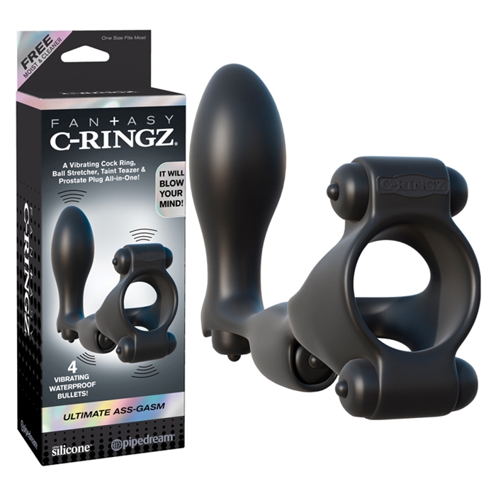Picture of C-RINGZ ULTIMATE ASS-GASM BLACK