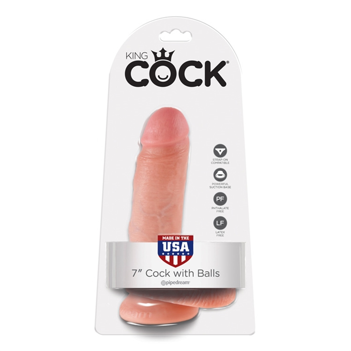 Picture of KING COCK  7" COCK WITH BALLS