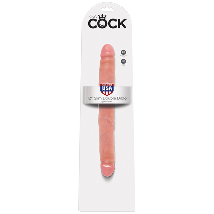 Picture of KING COCK  12" SLIM DOUBLE DILDO