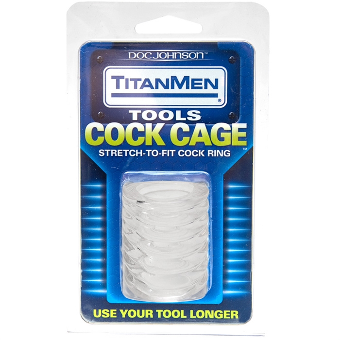 Picture of TITANMEN TOOLS COCK CAGE CLEAR
