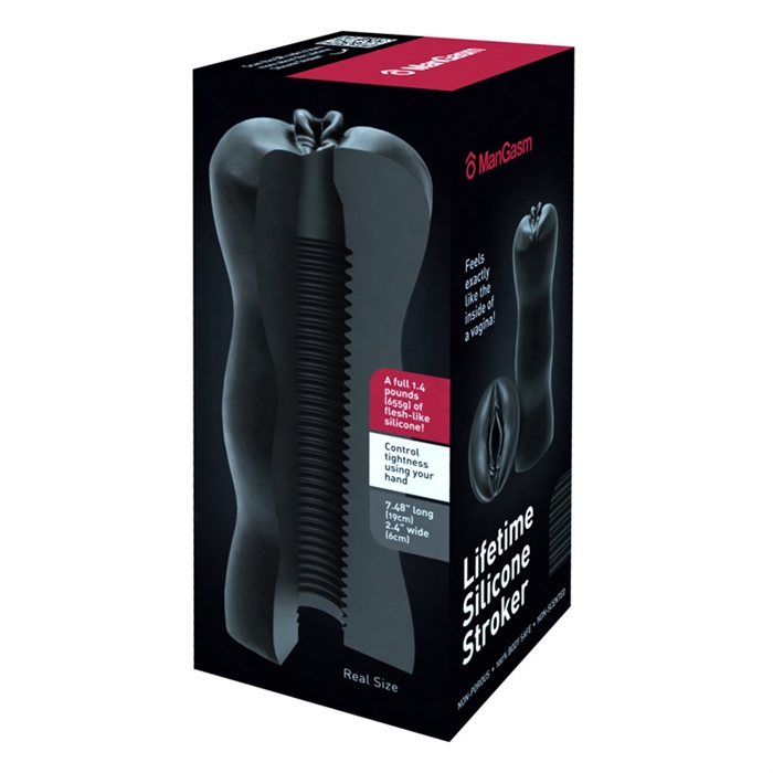 Picture of LIFETIME SILICONE STROKER BLACK