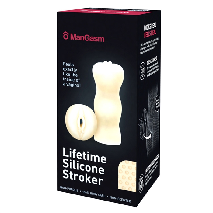 Picture of LIFETIME SILICONE STROKER WHITE