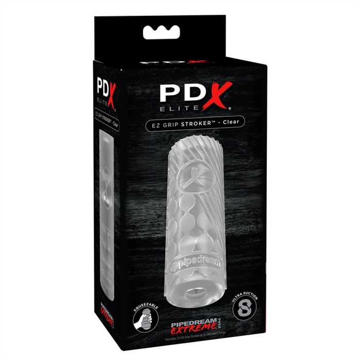 Picture of PDX ELITE EZ GRIP STROKER CLEAR