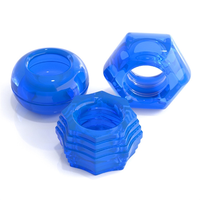 Picture of Classix - Deluxe Cock Ring Set, Blue