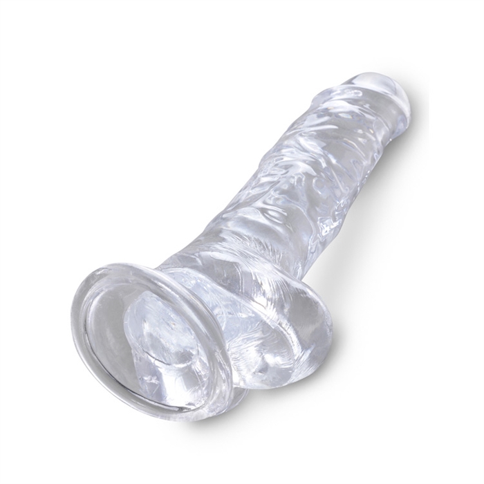 Picture of King Cock Clear 8" Cock with Balls