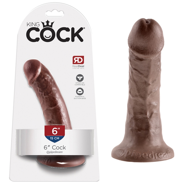 Picture of King Cock 6" Cock - Brown