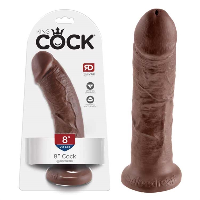 Picture of King Cock 8" Cock - Brown