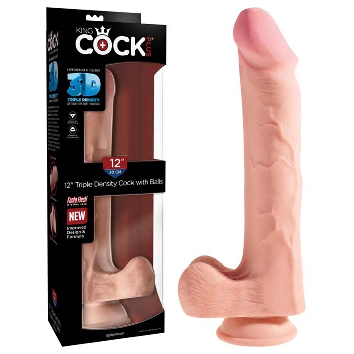 Picture of King Cock Plus 12" Triple Density Cock with Balls