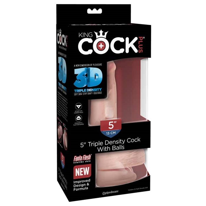 Picture of King Cock Plus 5" Triple Density Cock with Balls -