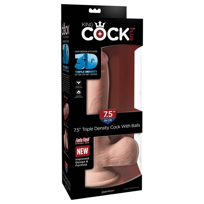 Picture of King Cock Plus 7.5" Triple Density Cock with Balls
