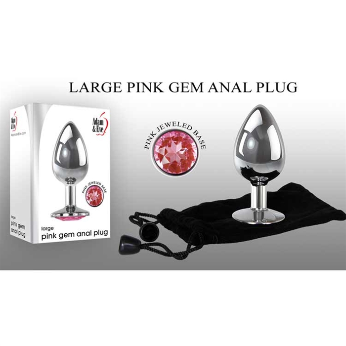 Picture of PINK GEM ANAL PLUG - LARGE