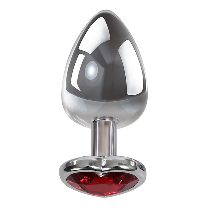 Picture of SMALL RED HEART GEM ANAL PLUG