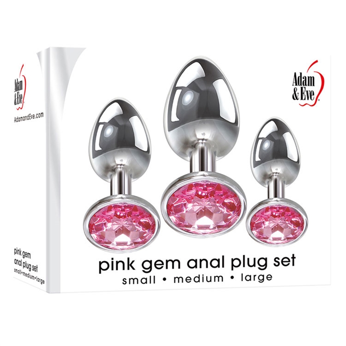 Picture of PINK GEM ANAL PLUG SET