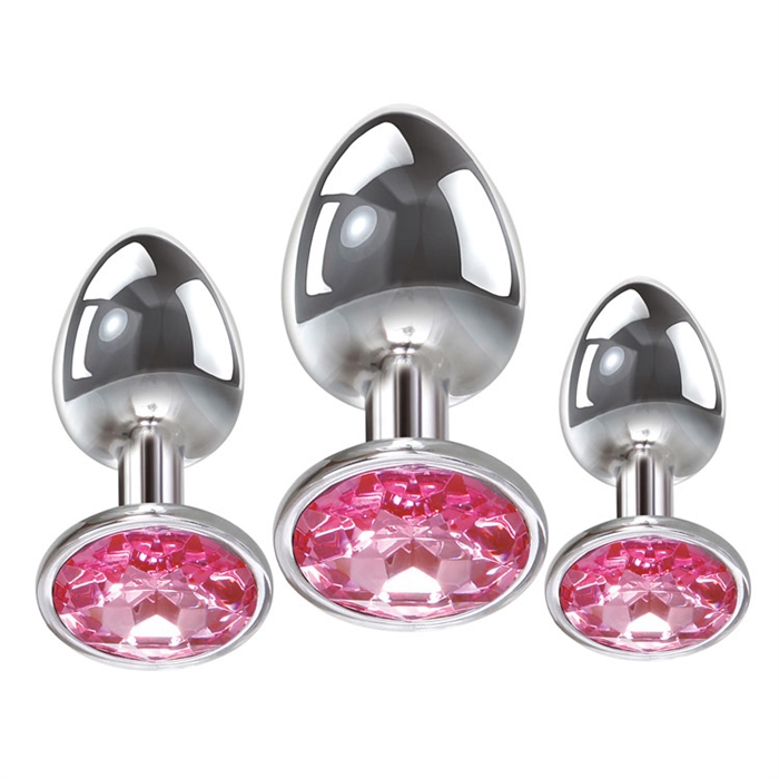 Picture of PINK GEM ANAL PLUG SET