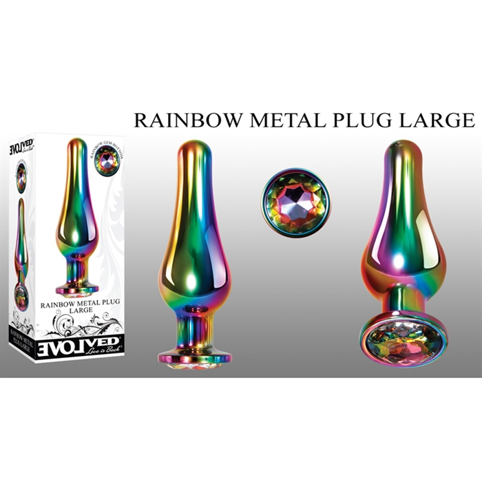 Picture of Rainbow Metal Plug - Large