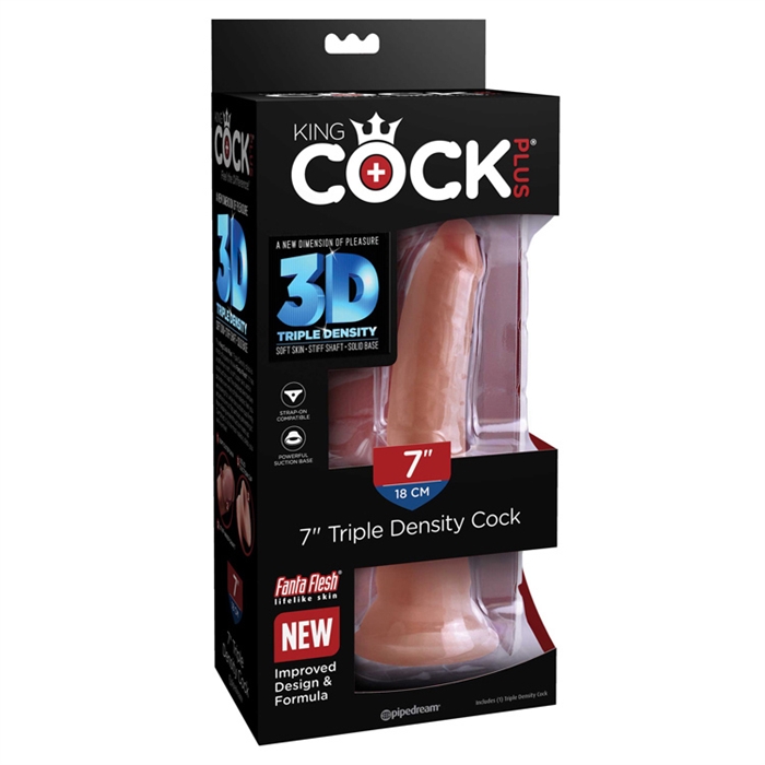 Picture of King Cock 7" Triple Density Cock -Tan