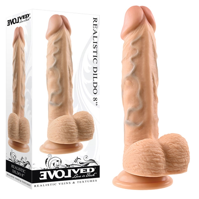 Picture of Realistic Dildo 8" Light
