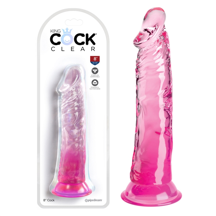 Picture of King Cock Clear 8" - Pink