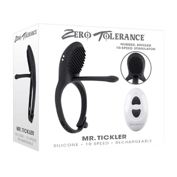 Picture of Mr. Tickler - Silicone Rechargeable - Black