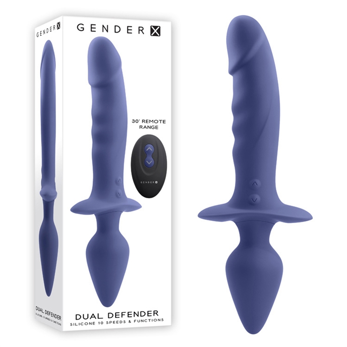 Picture of Dual Defender - Silicone Rechargeable - Purple