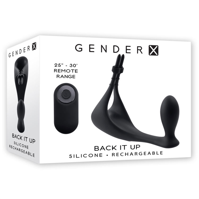 Picture of Back It Up - Silicone Rechargeable - Black