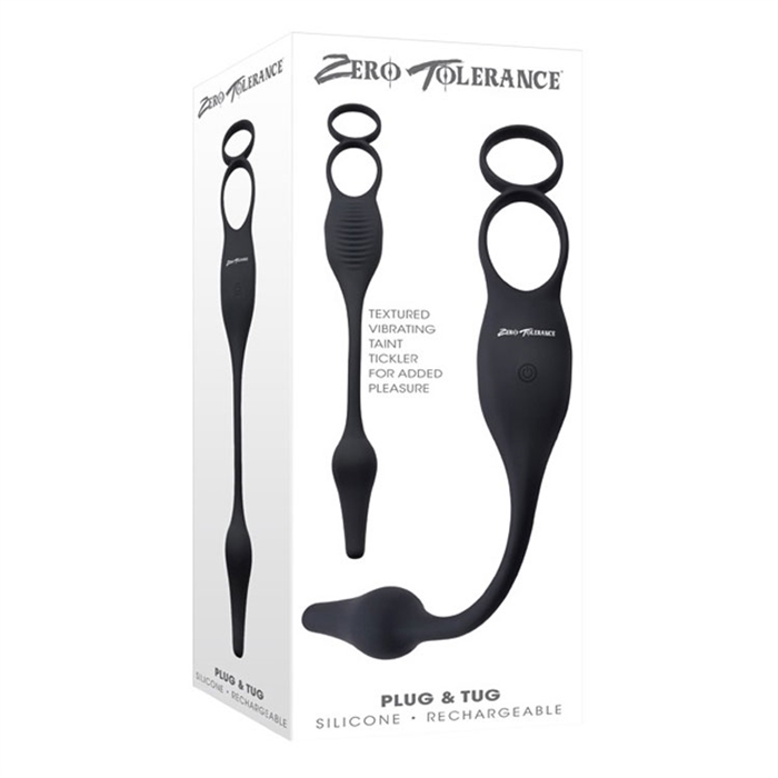 Picture of Plug & Tug - Silicone Rechargeable - Black
