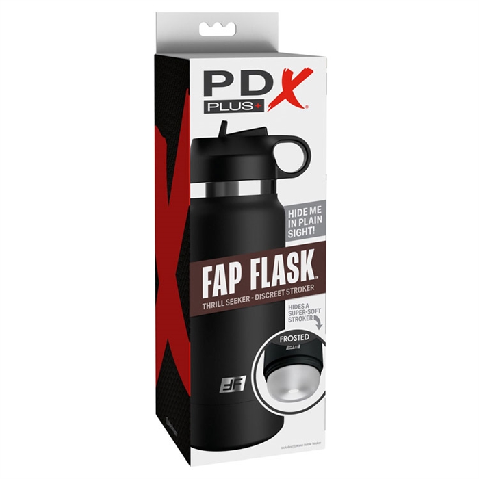 Picture of PDX Plus Fap Flask Thrill Seeker - Frosted/Black