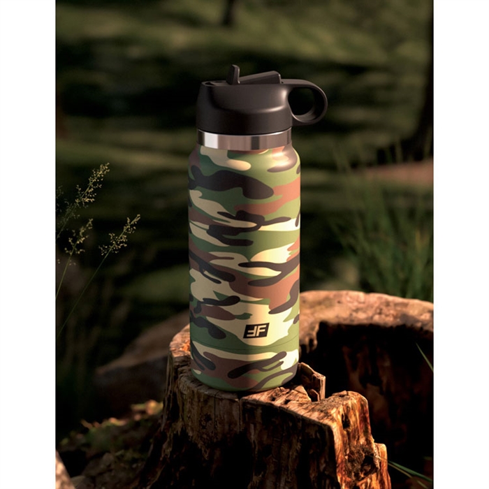 Picture of PDX Plus Fap Flask Happy Camper - Frosted/Camo