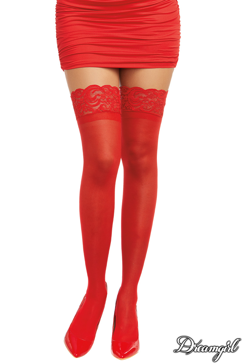 Picture of Hosiery, Stay Up, Sheer Stay Up, Red, O/S, -DG0005