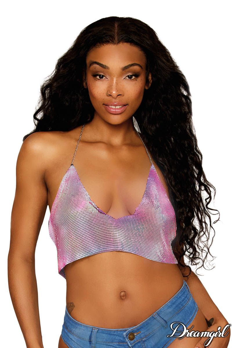 Picture of Clothing, Top, Iridescent Top, As Shown, S/M, -DG13316