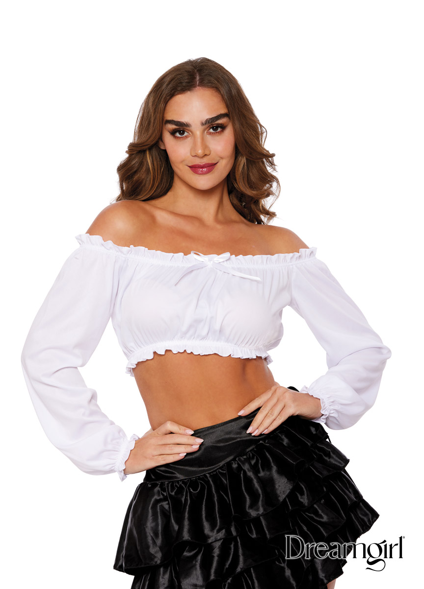 Picture of Clothing, Top, Off The Shoulder Top, White, M/L, -DG8358