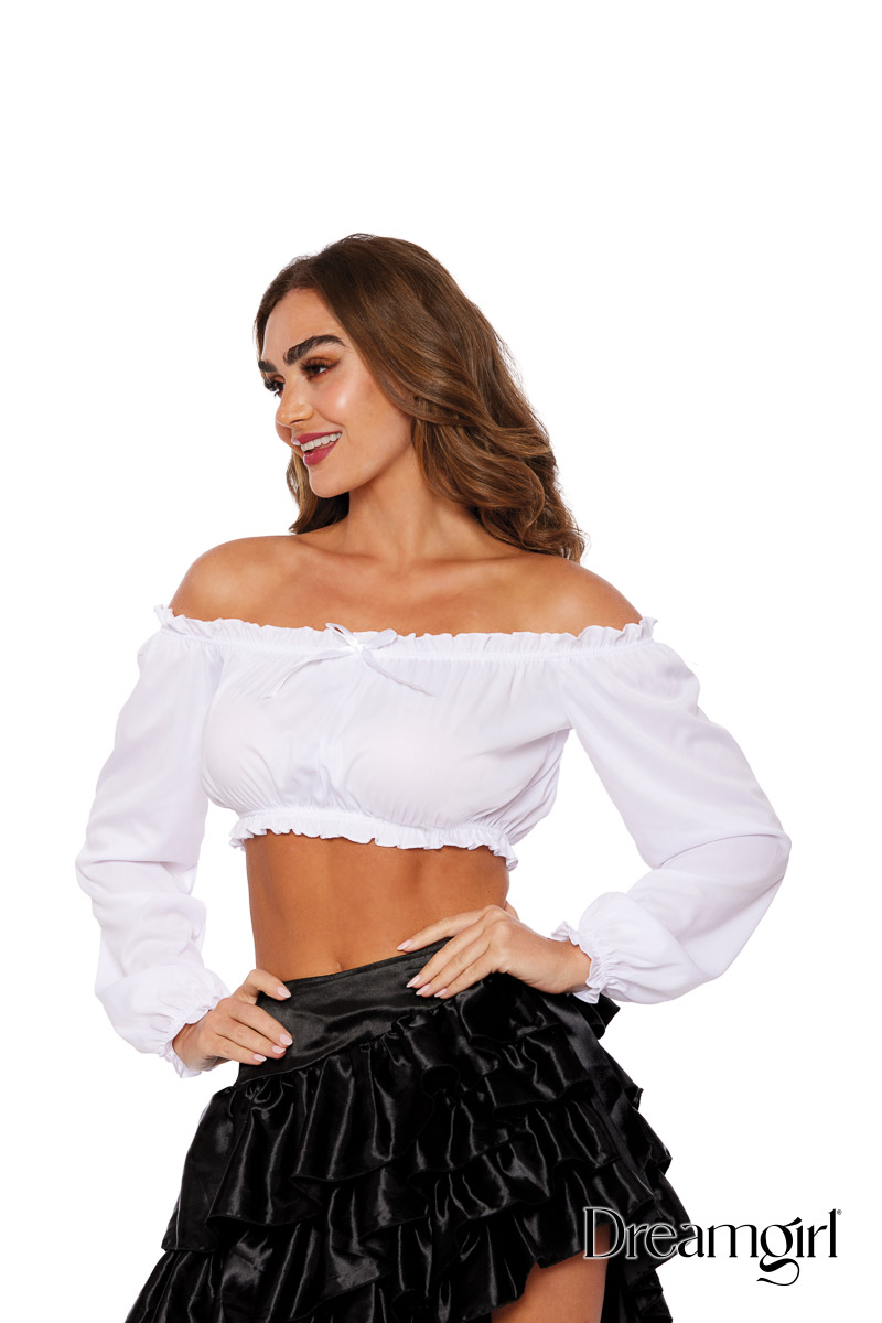 Picture of Clothing, Top, Off The Shoulder Top, White, M/L, -DG8358