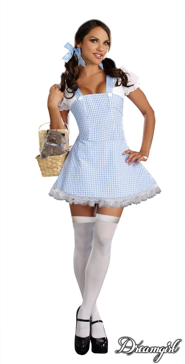 Picture of Costume, Fantasy, Blue Gingham Dress, 1Pc, As Shown, L, -DG8909