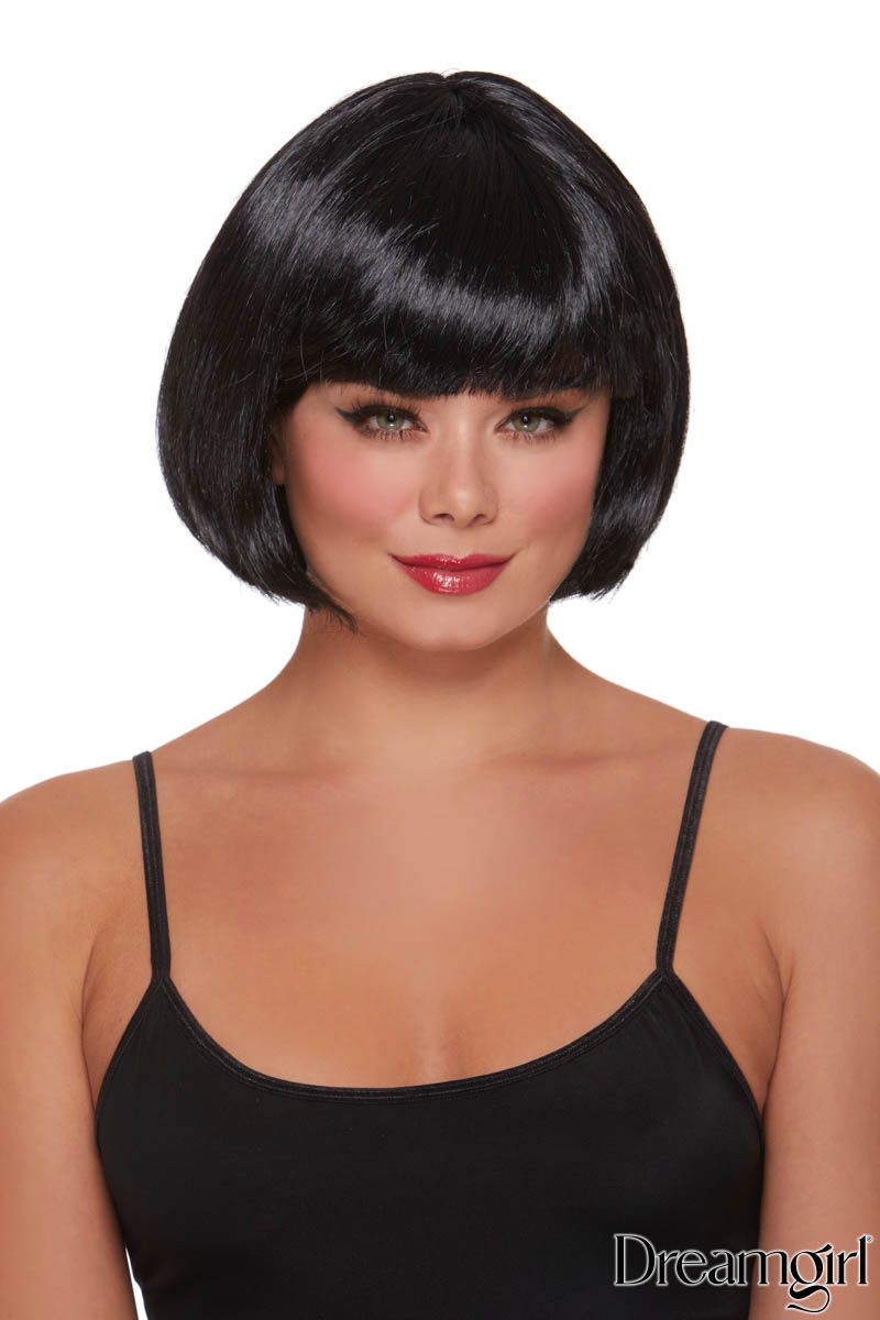 Picture of Accessorie, Wig, Adjustable Short Bob Wig, Black, O/S, -DW11190