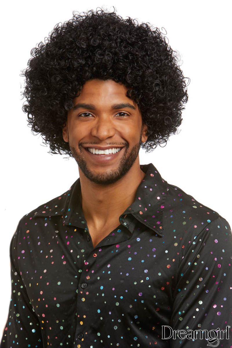 Picture of Accessorie, Wig, Adjustable Unisex Afro Wig, Black, O/S, -DW11305