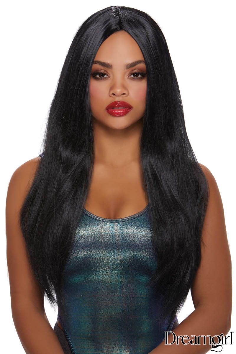 Picture of Accessorie, Wig, Long Straight Wig, Black, O/S, -DW11679