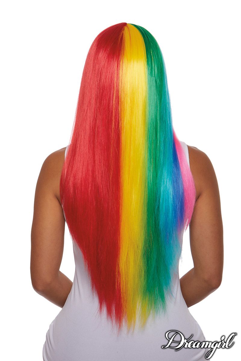 Picture of Accessorie, Wig, Primary Rainbow Wig, Rainbow, O/S, -DW12312