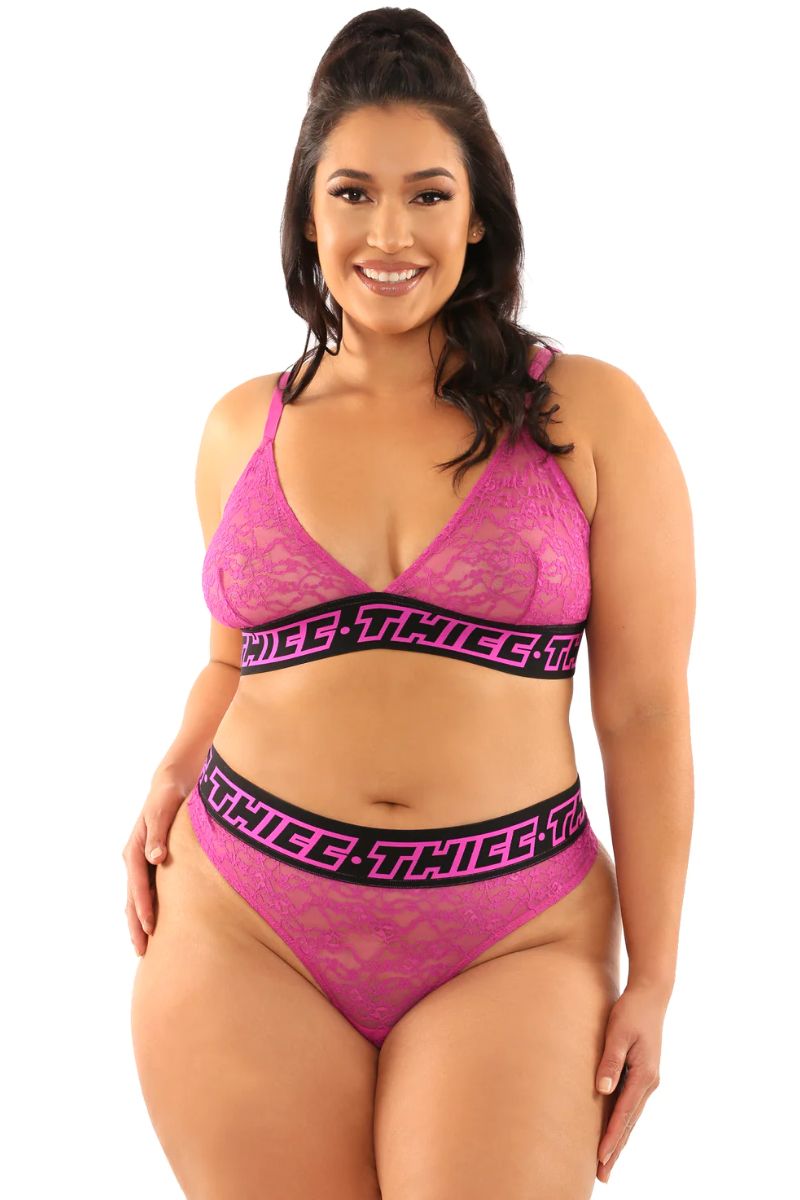 Picture of Lingerie, Multi Piece, Promo40-2Pc Thicc Set, Hot Pink, QUEEN, -FAAF945X