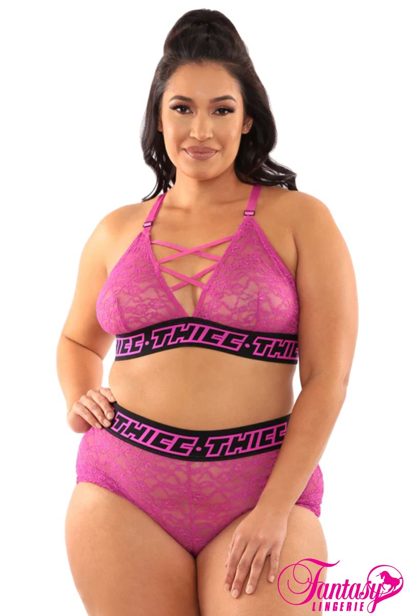 Picture of Lingerie, Multi Piece, 2Pc Thicc Set, Hot Pink, QUEEN, -FAAF946X