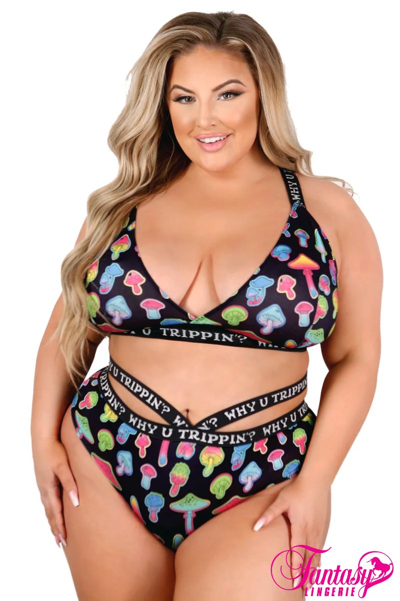 Picture of Lingerie, Multi Piece, 2Pc "Trippin", As Shown, QUEEN, -FAAF960X