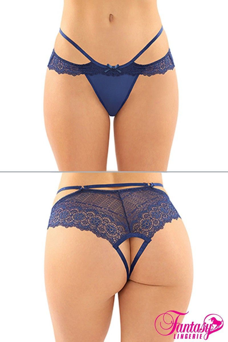 Picture of Lingerie, Panty, Open Crotch Panty, Navy, L/XL, -FAPY2107