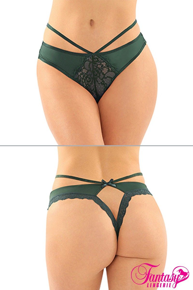 Picture of Lingerie, Panty, Strappy Thong, Green, L/XL, -FAPY2109