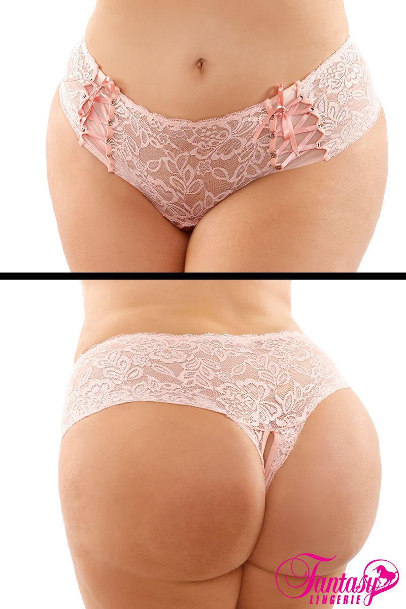 Picture of Lingerie, Panty, Magnolia Lace Thong, Light Pink, QUEEN, -FAPY2205X