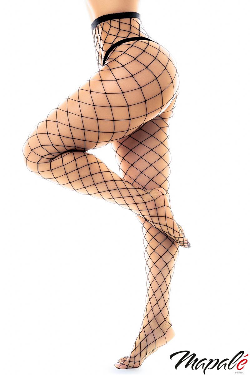 Picture of Hosiery, Pantyhose, Fence Net Pantyhose, Black, O/S, -MA1106