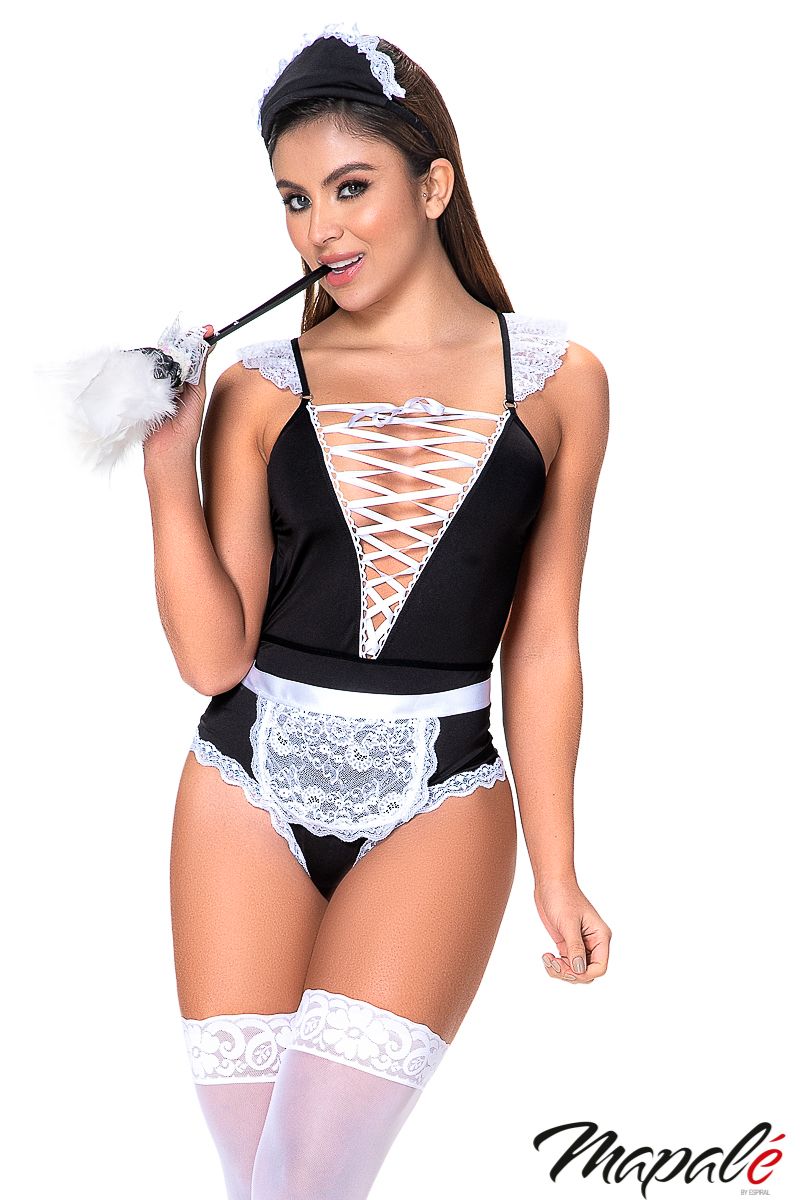 Picture of Lingerie, Bedroom Costume, French Maid, 3Pc, As Shown, M/L, -MA6414