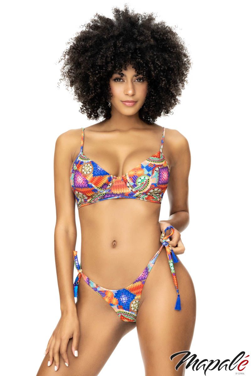 Picture of Swimwear, Swimsuit Multi Piece, Crochet Underwire Bikini, As Shown, L/XL, -MA67053