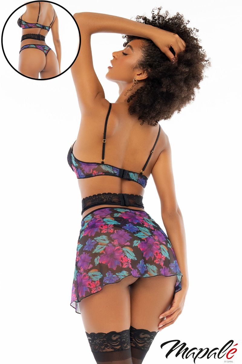 Picture of Lingerie, Multi Piece, 4Pc Tri-Style, As Shown, L/XL, -MA7496