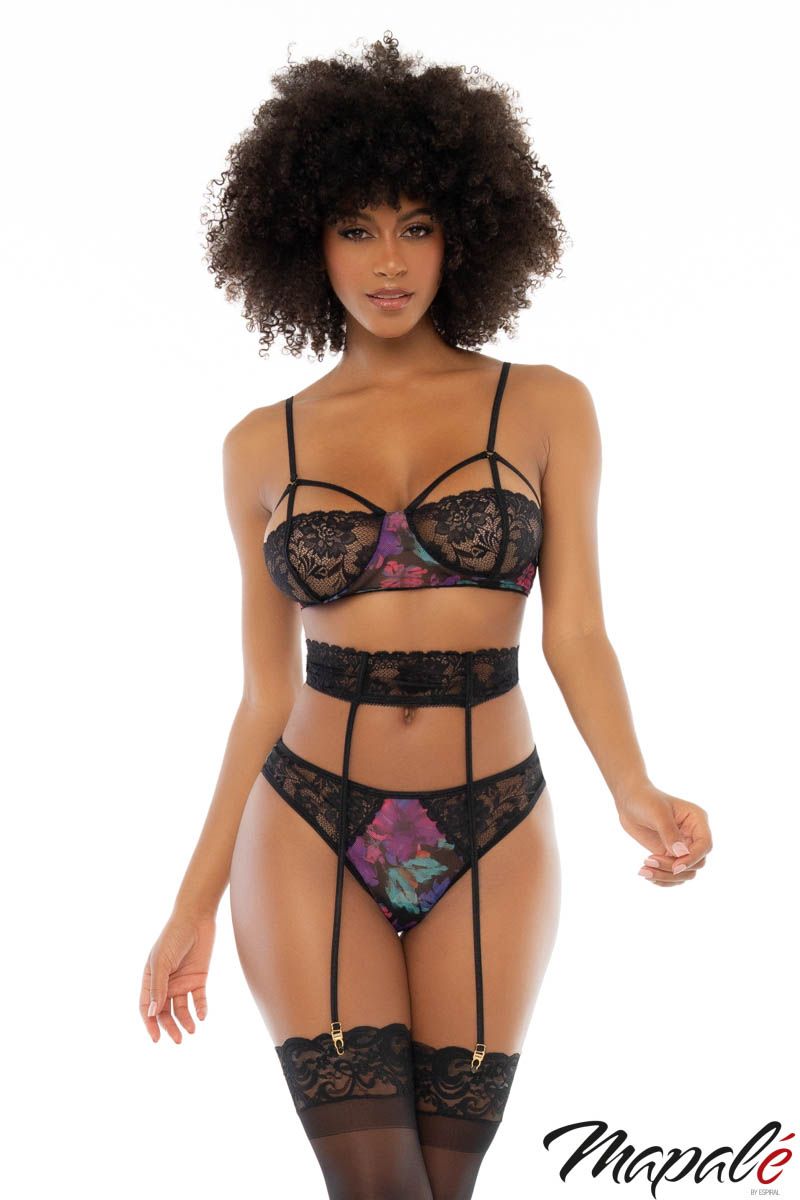 Picture of Lingerie, Multi Piece, 4Pc Tri-Style, As Shown, L/XL, -MA7496